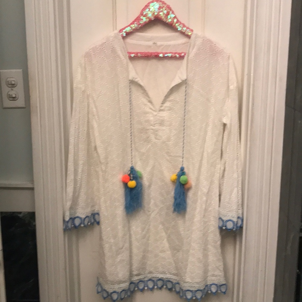 Adorable white eyelet dress